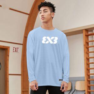 T-shirt Ehot 3X3 League Bleu Clair Manches Longues 512804