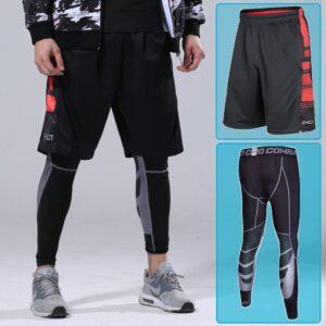 Ensemble short et collant de compression Ehot Arrow Ensemble short-collant noir 516320