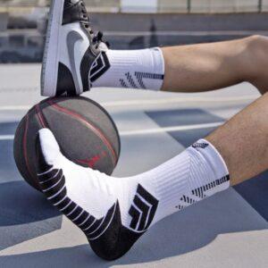 Chaussettes de sport Ehot Arrow White Quarter Socks Noir 504097