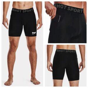 Collants shorts Ehot Collants courts noirs 516358