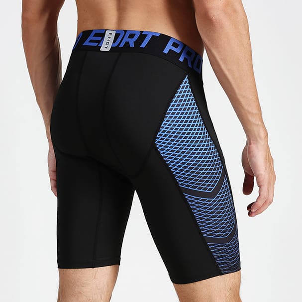 Collants shorts Ehot Bleu Mesh Noir Collants Courts 517031