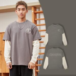 T-shirt à manches longues Ehot Champion Camel 510039