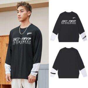 T-shirt Ehot Curry MVP Noir Manches Longues 510646
