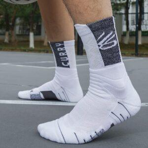 Chaussettes de sport Ehot Curry Blanc-Gris Quarter Chaussettes 503196