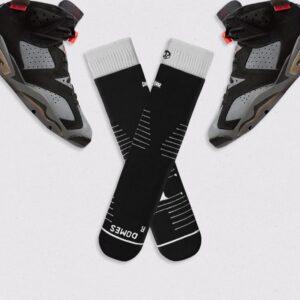 Chaussettes de sport Ehot Double Noir-Gris Crew Chaussettes 507519