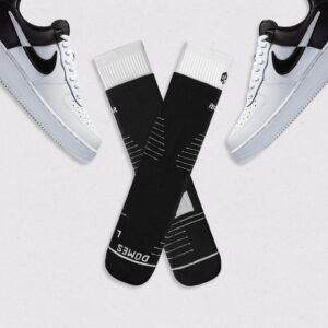 Chaussettes de sport Ehot Double Noir-Blanc Crew Chaussettes 507524