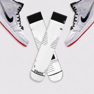 Chaussettes de sport Ehot Double blanc-noir Crew chaussettes 507513