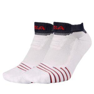 Chaussettes de sport Ehot USA blanc-noir chaussettes basses 509856