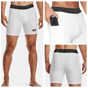 Collants shorts Ehot Collants courts blancs 516348