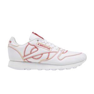 Kanghyuk x Reebok Classic Leather Blanc Primal Rouge Baskets GW1069