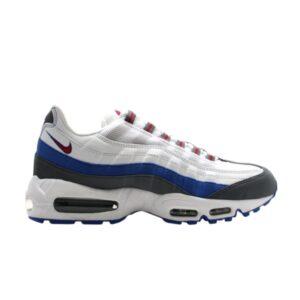 Nike Air Max 95 Blanc Varsity Rouge Flint Gris Bleu 609048 163
