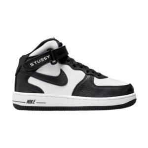 Stussy x Nike Air Force 1 Mid PS Noir Blanc DN4158 002