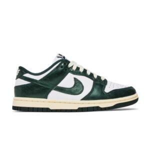 Baskets Wmns Nike Dunk Low Vintage Vert Vert DQ8580 100