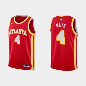 Maillot de basket-ball des Hawks d'Atlanta 2022-23 #4 Skylar Mays Icon Edition Maillot rouge 520117