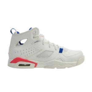 Air Jordan Flight Club 91 GS Sail Rose Bleu Noir 555472 125
