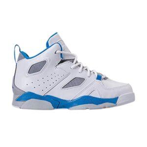 Air Jordan Flight Club 91 PS Blanc Photo Bleu 555470 104