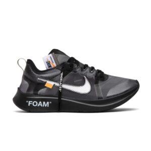 Off-White x Nike Zoom Fly SP Noir Bleu AJ4588 001