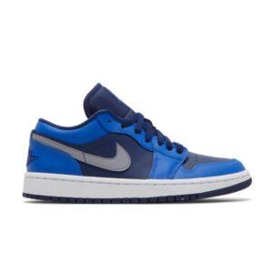 Wmns Air Jordan 1 Low Game Royal Baskets Noir DC0774 400