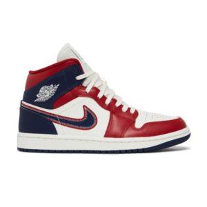Baskets Wmns Air Jordan 1 Mid SE USA 2022 DQ7648 600