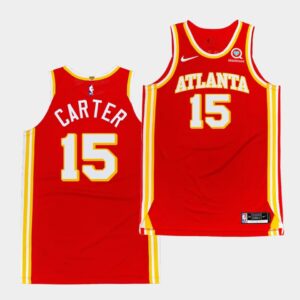Atlanta Hawks # 15 Vince Carter Icon Authentique Maillot Swingman 535533
