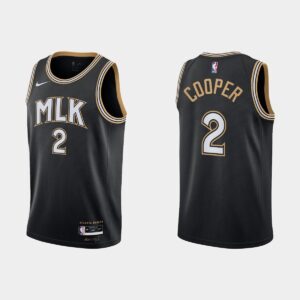 Atlanta Hawks #2 Sharife Cooper City Swingman Maillot de basket-ball noir 537016