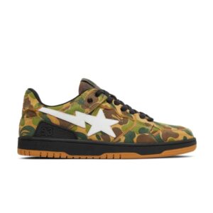 BAPE Sk8 Sta ABC Baskets Camo Blanc 1H20191042