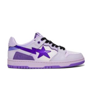 BAPE Sk8 Sta M1 Baskets Violettes Rose 1I30191003/1I30291002
