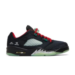 CLOT x Air Jordan 5 Retro Low Jade Baskets Noir DM4640 036