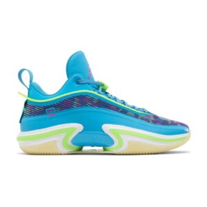 Baskets Luka Doncic x Air Jordan 36 Low Laser Blue Noir DN4196 430/DN4195 430