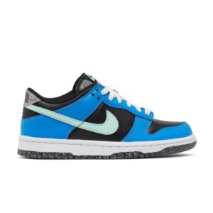 Nike Dunk Low SE GS Noir Photo Clair Bleu Menthe Mousse Noir/Bleu Photo Clair/Rose Actif/Mousse Menthe DR0165 001