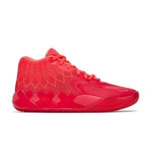 Baskets Rick et Morty x Puma MB.01 Rouge Blanc 376682 01