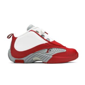 Reebok Answer 4 J Blanc Rouge Baskets Noir V44576