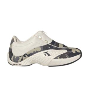 Reebok Answer 4 Low Blanc Gris Camo Baskets Blanc 4 161967