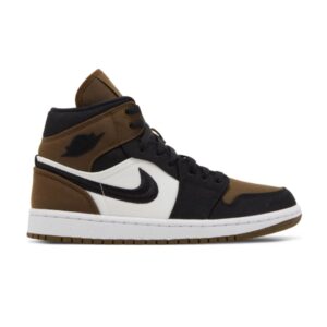 Femme Air Jordan 1 Mid SE Olive Toe DV0427 301