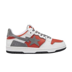 Baskets Wmns BAPE Sk8 Sta #4 L1 Rouge Vert 1H80291017 ROUGE