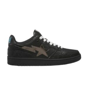 Baskets Wmns BAPE Sk8 Sta Low Noir Camo Noir 1H80291012