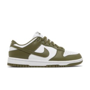 Baskets Wmns Nike Dunk Low Medium Olive Blanc/Medium Olive/Blanc DD1503 120