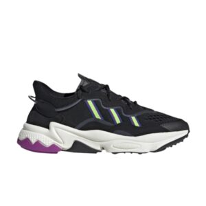 Baskets Wmns adidas Ozweego Core Noir Rose Violet EF4291