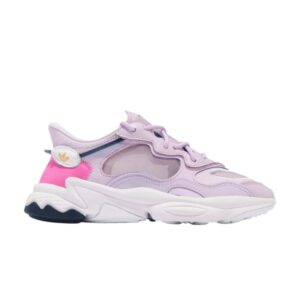 Baskets Wmns adidas Ozweego Lite Violet Tint Screaming Rose Blanc G55648