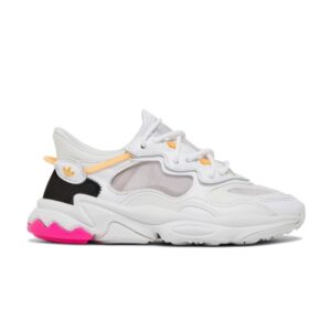 Baskets Wmns adidas Ozweego Lite Blanc Hazy Orange Noir FX6295