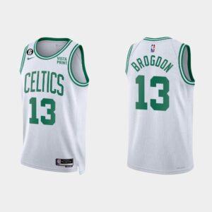Maillot de basket-ball 2022-23 Boston Celtics #13 Malcolm Brogdon Association Maillot blanc Blanc 554175