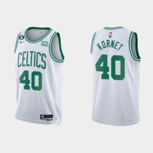 Maillot de basket-ball 2022-23 Boston Celtics #40 Luke Kornet Association Maillot blanc Blanc 556046
