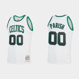 Boston Celtics #00 Robert Parish Hardwood Classics Reload 2.0 Maillot Blanc Vert 559437