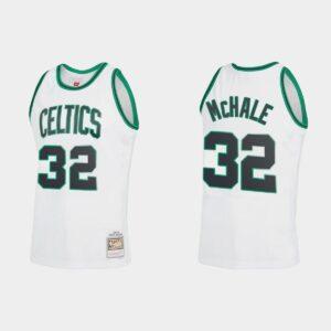 Boston Celtics # 32 Kevin McHale Hardwood Classics Reload 2.0 Maillot Blanc Noir 559383