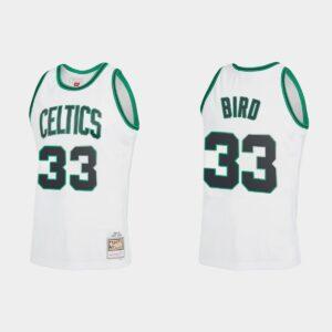 Boston Celtics # 33 Larry Bird Hardwood Classics Reload 2.0 Maillot Blanc Blanc 559305