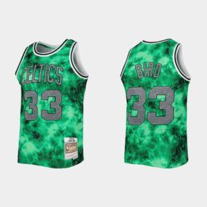 Boston Celtics # 33 Larry Bird Kelly Green Reload 3.0 Jersey Crème 562195