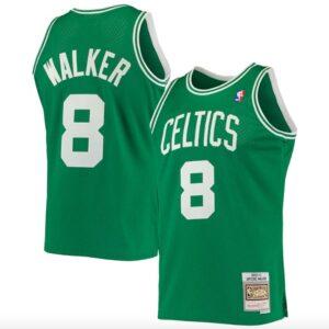 Boston Celtics #8 Antoine Walker Kelly Maillot Vert Blanc 569020