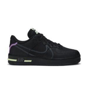 Nike Air Force 1 React Violet Étoile Rouge CD4366 001