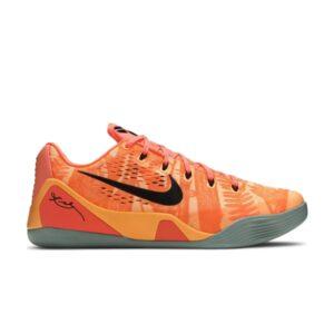 Nike Kobe 9 EM Baskets Mangue Brillante Noir 646701 880