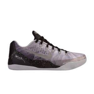 Nike Kobe 9 EM Premium Noir Métallique Argent Vert 652908 001